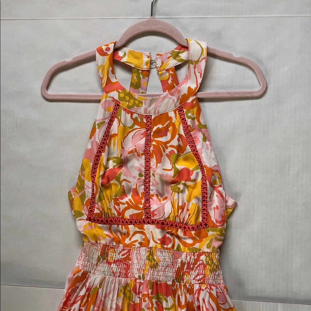 Anthropologie Abel the Label Floral Halter Maxi Sundress Size M - Picture 2 of 8